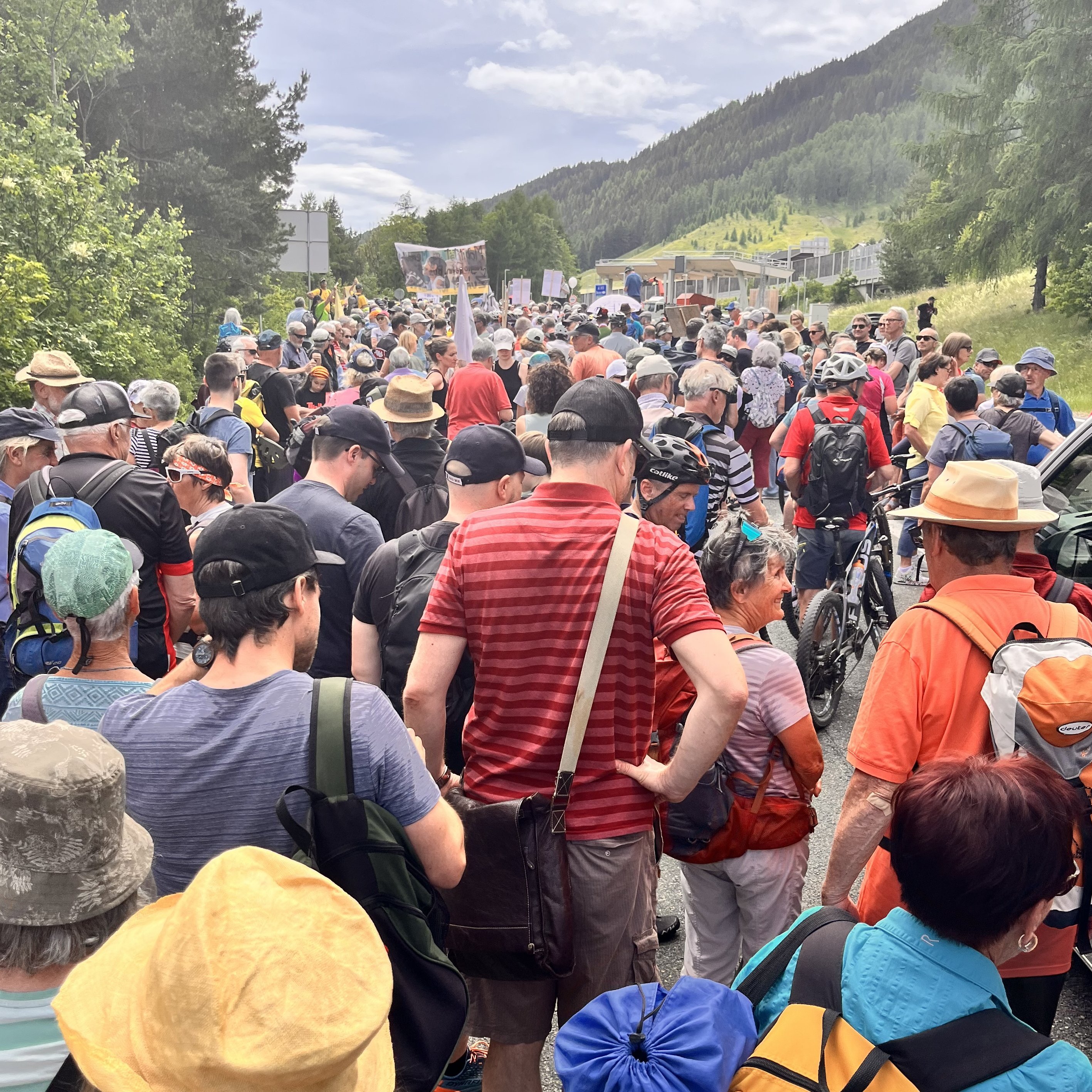 Protestblockade der Brenner-Autobahn am 30. Mai 2026